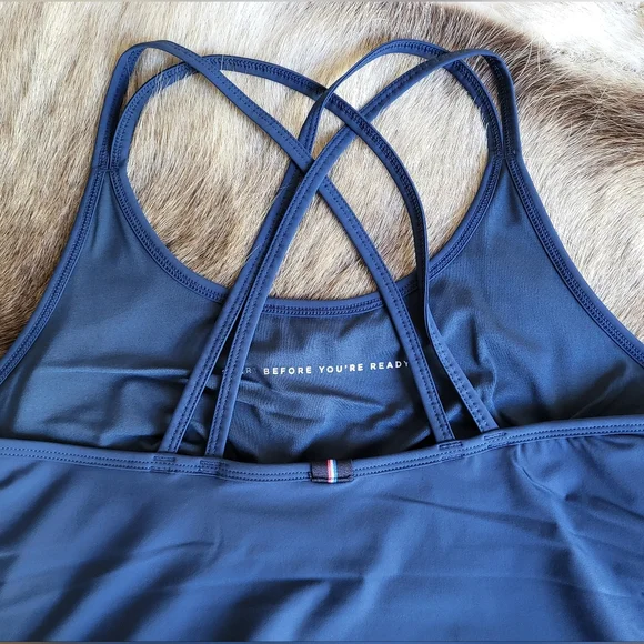 NWT FourLaps Vitality Athleisure Sport Dress Built-in Shorts Midnight Blue Small - Picture 5 of 13